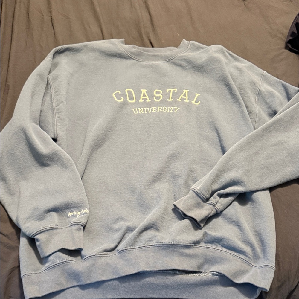 Gildan Blue Crew Neck Sweater